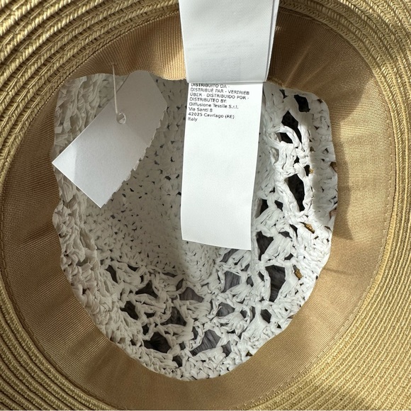 Intrend by MaxMara two-tones with zigzag decoration Hat Size: OS NWOT - Picture 12 of 12